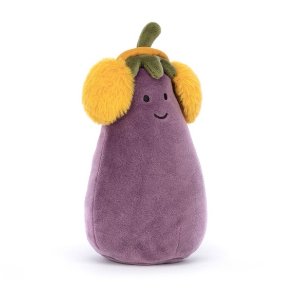 Jellycat • Toastie Vivacious Aubergine • NWOT - Picture 1 of 5